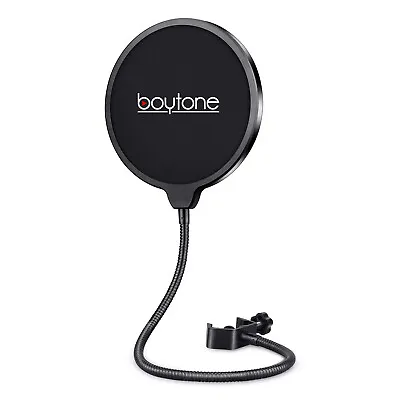 Boytone BT-27ST Upgraded Microphone Pop Filter Mask Shield Double Layered  • $9.99