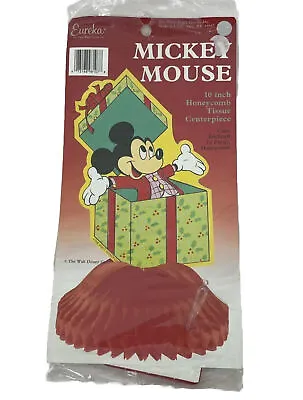 Mickey Mouse Christmas Centerpiece Eureka NEW Vintage 10 Inches • $7.97