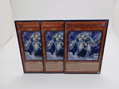 Yu-gi-oh! TCG 3x Meklord Emperor Wisel VASM-EN049 Rare X3 YUGIOH! DARK MACHINE • $1.99