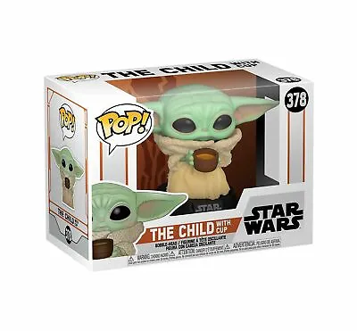 Funko POP! Star Wars : The Mandalorian - The Child (Baby Yoda) With Cup #378 • $12.72