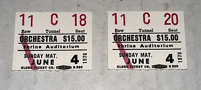 6/4/78 Royal Ballet American Tour Program + Ticket Stubs Margot Fonteyn Shrine • $18.74
