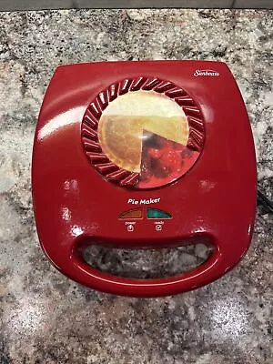 Sunbeam Mini Pie Maker- Bakes 4 Mini Pies In Minutes- Safe Non-Stick • $19.47