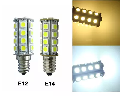 E12(Candelabra)/E14 LED Light 30-5050 SMD LED Bulb AC12V DC12~24V Equivalent 50W • $3.99