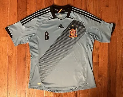 Xavi Spain 2012 Euro Cup Adidas Jersey Sz XL • $120