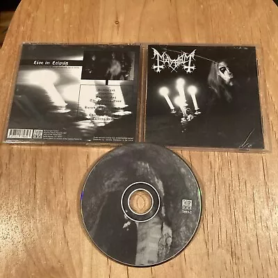 Mayhem - Live In Leipzig CD 90s US Press Emperor Immortal Satyricon Darkthrone • $19.99