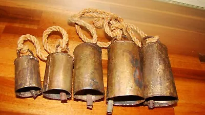 BELLS Primitive Hand Forged Farm Camel - FIVE Various Sizes Vintage • $30