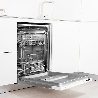 ElectriQ Fully Integrated Dishwasher - 12 Place 4 Programs Delay Timer Eq60dwint • £267.61