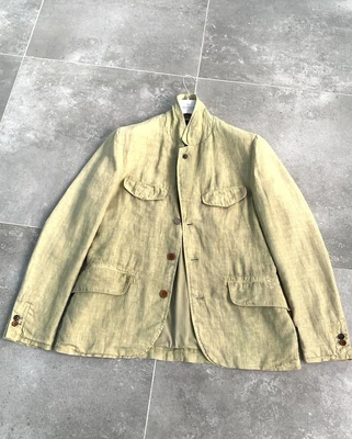 $142.52 • Buy Men's PAUL SMITH Linen Military Sport Blazer Jacket SZ M L EU 48 - 50 UK 38 - 40