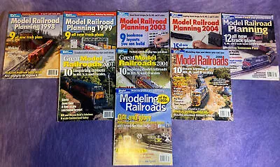 Model Railroad Planning / Model Railroader Special Issue Assorted Lot Of 9 • $24.92