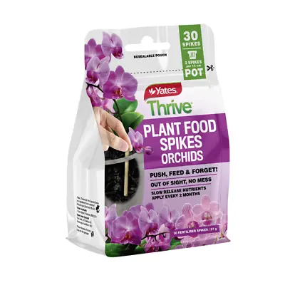 $24.77 • Buy Yates Thrive 27g Plant Food Spikes Orchids Nutrients Easy 10 X 14cm Pots NEW