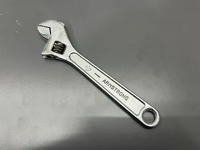 Vintage Armstrong Tools 6  Adjustable Crescent Wrench - Vgc - Usa • $21