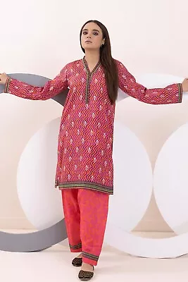 Lakhany 02 Piece Ready To Wear Printed Shirt & Trouser - LSM-3033 • £21.99