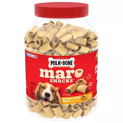 Milk-Bone MaroSnacks Peanut Butter Flavor Dog Treats With Bone Marrow 40 Oz USA • $25.27