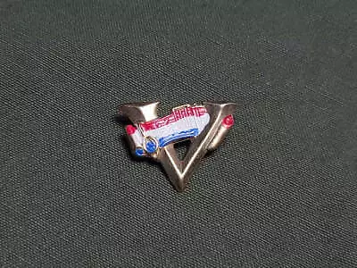 WWII Small V For Victory Beethoven's 5th Symphony Music Note Pin Sweetheart 40s • $39.99