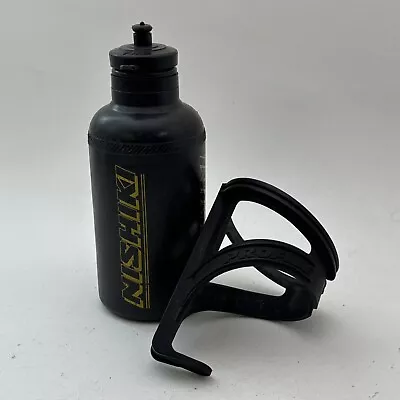 Vintage Nishiki Water Bottle Profile Bottle Cage Black MTB Road Touring A32 • $24.29