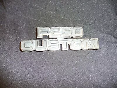  Vintage Ford F250 Truck Emblem Nameplate Badge Metal Trim D7TB1602 FWC 777879 • $20.75