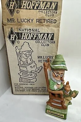 Vintage Decanter Hoffman Distilling Collectors Club Members Mr. Lucky Retired • $33.14