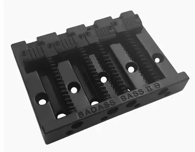 NEW Black Badass II ™ Bass Bridge For 4-string Fender P/Jazz Bass® BB-3342-003 • $84