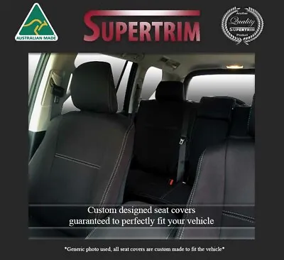 $559 • Buy Suzuki Grand Vitara Neoprene Seat Covers FRONT Full-back (Map Pockets) + Rear