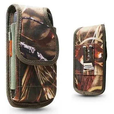 Camo TREE Heavy Duty Nylon Holster Pouch Belt Clip Fit With HEAVY DUTY Case On • $8.99