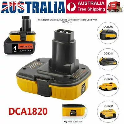 DCA1820 Converter For DeWalt 18V/20V MAX Slide XRP Battery Adapter DC9096 DCB200 • $16.79