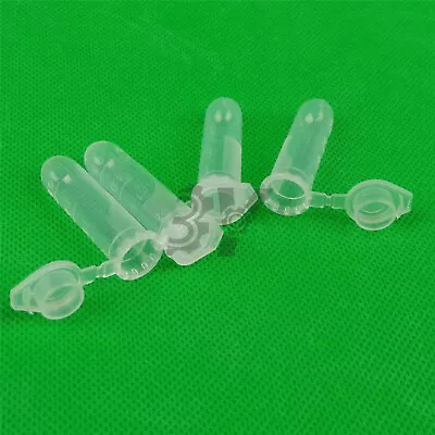 100pcs 2ml Micro Centrifuge Tube Vial Clear Plastic Vials Container Snap • $6.32