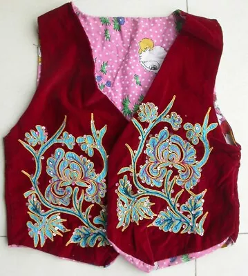 Tribal Chinese Miao People's Old Hand Embroidery Jacket Vest • $50