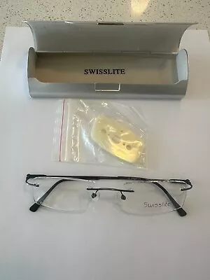 Rimless Eyeglass Frames Men  • $40