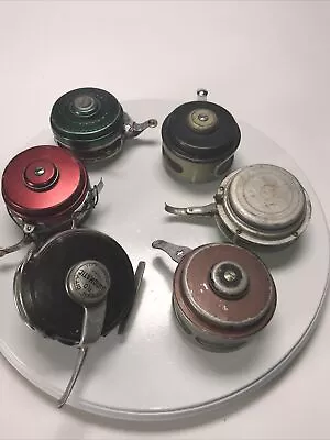 6 Vintage Fly Fishing Reels. Used. Shakespeare. Automatic. Martin.   • $120