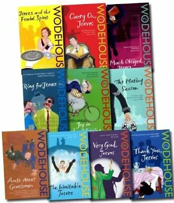 P G Wodehouse A Jeeves And Wooster Series - 10 Books Set • £79.99