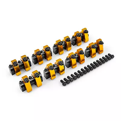 Chevy SBC 350 1.6 Ratio Alum. Shaft Mount Roller Rocker Arm Set (Zero Offset) • $206.74