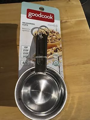 Good Cook Measuring Cup Set 4 Piece Set  Good Cook Stainless Steel  NEW • $9.99