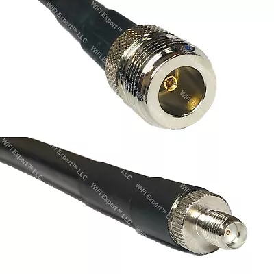 LMR400UF N FEMALE To SMA FEMALE Coaxial RF Cable USA-Ship Lot • $337.73