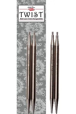 ChiaoGoo 5 Inch 13 Cm TWIST Stainless Steel Knitting Needle Interchangeable Tips • $11.50
