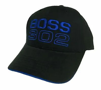 New Licensed Ford Mustang Boss 302 Black Adjustable Hat Cap! • $28.65
