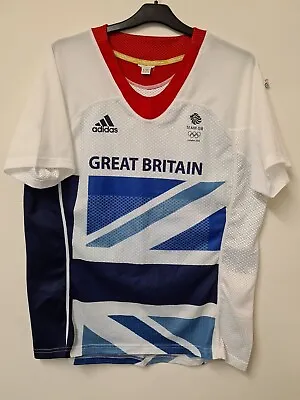 £22.99 • Buy Adidas T-shirt Mens UK Size L 2012 Olympic Games London Team GB