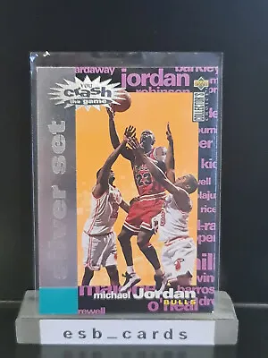 $15 • Buy 1995-96 Upper Deck NBA Michael Jordan Bulls You Crash The Game Silver Set #C1 NM