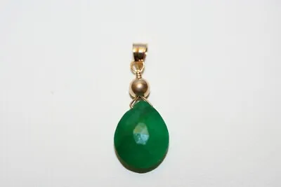 14Carat Gold Pendant With 6Carat Emerald  • $235.36