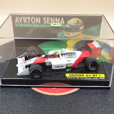 MINICHAMPS 1/43 McLaren Honda MP4/4 Turbo 1988 Senna #12 No.1 • $70