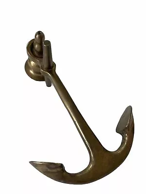 Vintage Brass Metal Candle Snuffer Anchor Boat Nautical Marine Home Decor VGC • $4.99