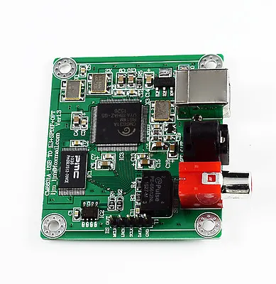 CM6631A USB To SPDIF Coaxial Optical 24/192 24bit 192kHz DAC Sound Card FINISHED • £27.60
