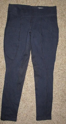 $11.99 • Buy Dover Saddlery Riding Sport Breeches Pant Women Medium Navy Full Seat Pull On