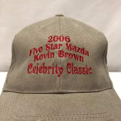 Five Star Mazda Kevin Brown Celebrity Classic 2006 Starcadia Adj Strapback Cap/h • $8