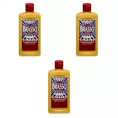 Brasso Multi-Purpose Metal Polish 8 Oz. (3-Pack) • $11.60