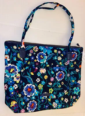 Vera Bradley Carson North South Tote Purse Bag Moonlight Garden Flowers NWT • $74.99