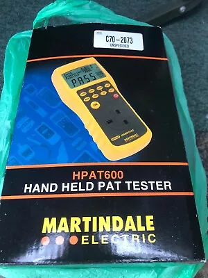 Martindale HPAT600 Rechargeable Pat Tester ❌❌ 3 LEFT MUST GO❌❌ • £107