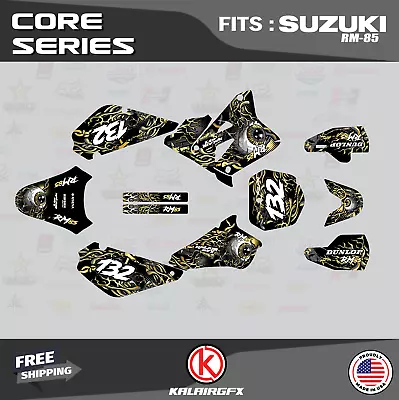 Graphics Kit For Suzuki RM85 (2001-2023) RM 85 Core - GOLD • $54.99