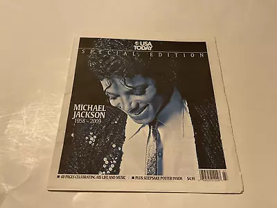 USA Today Michael Jackson 1958-2009 Special Edition. From July 2009 WITH POSTER • $19.02