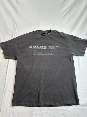 VTG Gold's Gym Honolulu Hawaii Grey Short Sleeve Shirt Faded Men's XL • $39.99