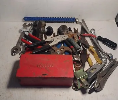 Large Lot Vintage Hand Tools  Pliers Wrench Farm Tools Shop Garage FREE Ship • $49